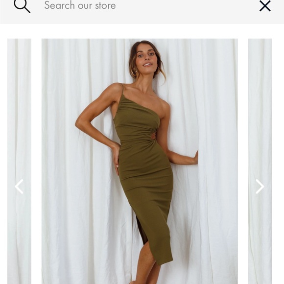 NWT Selfie Leslie Asymmetrical Cutout Dress - Picture 7 of 11